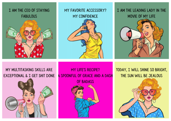 Pin-Up Pep Talks Positive Affirmation Cards- For The Fabulous - Image 4